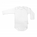 Cambrass Long Sleeved Tricot Bodysuit (White, 12 -18 Months)
