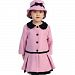 Angels Garment Toddler Girls Pink Classic Coat Hat Set 2T
