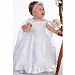 Angels Garment White Dress Size 3T Girl Organza Overlay Cape