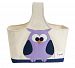 3 Sprouts Storage Caddy, Owl, Purple