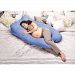 Oggi Elevation Wedge Based Pregnancy Maternity Body Positioning Pillow, Blueberry