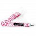 Ah Goo Baby Pacifier Clip, Charelston, White/Pink