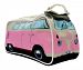 Genuine Volkswagen Split Windscreen VW Campervan Camper Van Washbag Wash Bag Travel Bag - Pink