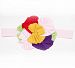 Ema Jane Shabby Chic Girl Flower Headbands - Fits Baby, Toddler, Child (Cheery Rosette Blossoms on Light Pink)
