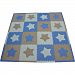 Tadpoles Playmat Set 16-Piece Stars, Blue/Grey