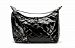JP Lizzy Patent Hobo Diaper Bag in Black
