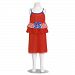 Laura Dare Baby Girls 6M Red White Blue Stripe 2pc Pajama Capris Set