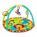Bright Starts Pal Around 9194 Play Mat Jungle with Arch / Shatter-Proof Mirror / Rattle Ring