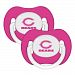 Baby Fanatic Pink 2 Count Pacifier, Chicago Bears by Baby Fanatic