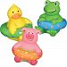 Squirting Bath Buddies - Set of 3 - Duck, Pig and Frog