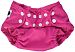 Imagine Baby Products Newborn Snap Diaper Cover, Raspberry