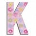 The Kids Room by Stupell Pink Modern Flower Hanging Wall Initial, K