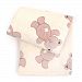 Tadpoles 3D Jacquard Baby Blanket, Brown Bears, 1-Pounds