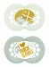 MAM Rock N' Roll Orthodontic Pacifier, Unisex, 6+ Months, 2-Count
