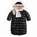 7AM Enfant Doudoune One Piece Infant Snowsuit Bunting, Black, Medium