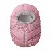 7AM Enfant Car Seat Cocoon: Infant Car Seat Cover Micro-Fleece Lined with an Elasticized Base, Metallic Lilac