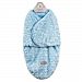 Baby's Petite Rose Swaddle Bag for 0-3 Months By Blankets and Beyond (Blue)