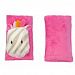 Blankets and Beyond Super Plush Baby Zebra Strap Cover Pink by Blankets and Beyond