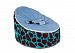 Totlings Snugglish Meadows Velvet Top Baby Lounger, Teal with Blue by Totlings
