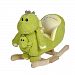 Knorrtoys 40353 Herbert the Rocking Dinosaur with Sound and Hand Puppet