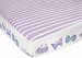 CoCaLo Mix & Match Candy Stripe Fitted Sheet, Violet