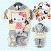 Baby 2pcs suit set tracksuits Girl's Hello Kitty clothing sets velvet Sport suits hoody jackets +pants (9-12 months, Yellow)