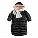 7AM Enfant Doudoune One Piece Infant Snowsuit Bunting, Black, Large