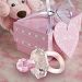 Fashioncraft Pink Crystal Pacifier Baby Shower Favors, 40