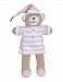 Zubels Bear in Pajamas Pink 12-Inch, Multicolor Plush Toys
