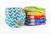 Bamboo Cloth Diapers by Planet Baby - 20 Bamboo Cloth Diapers All in Two & 20 Bamboo 4 Layer Snap-in Ultra-Absorbent Inserts - One Size Reusable Washable Snap Pocket Cover (Quantity 20)