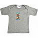 Lil Cub Hub 4CSSTBBG-1218 Grey Short Sleeve T-Shirt - Boy Bear, 12-18 months