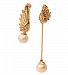 Luxury Gold Wings Pearl Irregular Punk Rock Ear Stud Earrings Unique Jewelry, 101153