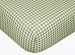 Gingham Fitted Sheet - Sage by Tadpoles