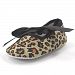 Msmushroom New Cotton Leopard Loafers Kid Shoes, 4M
