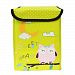 Wrapables Children's Owl Fabric Storage Bin for Clothes and Toys, Yellow