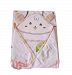 Lovely Cartoon Series Soft Baby Hooded Bath Towel, Pink Rabbit (110*110CM)