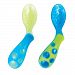 Sassy 2 Pack Baby Less Mess Toddler Spoon, Colors May Vary by Sassy