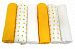 Muslinz Unisex Mix Baby Muslin Squares (Pack of 6, Yellow)