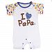 xhorizon TM FL T177 Baby Unisex Toddler Jumpsuit "I Love Papa and Mama" Summer Short Sleeves Romper