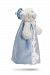 Friendly Pacifier Satin Blanket with Detachable Pacifier, Blue Lamb by Friendly Pacifier