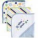 Luvable Friends 3-Pack Embroidered Sayings Hooded Towels - Blue by Luvable Friends