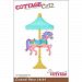 CottageCutz Die Cuts with Foam, 4 by 6-Inch, Carousel Horse by CottageCutz