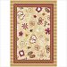 Joy Carpets Kid Essentials Infants & Toddlers Hearts and Flowers Rug, Multicolored, 3'10 x 5'4 by Joy Carpets
