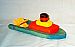 THE PUZZLE-MAN TOYS W-1501 Wooden Toy - Paddle Boat