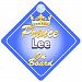 Crown Prince Lee On Board Personalised Baby / Child Boys Car Sign