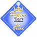Crown Prince Jax On Board Personalised Baby / Child Boys Car Sign