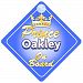 Crown Prince Oakley On Board Personalised Baby / Child Boys Car Sign