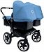 Bugaboo Donkey Complete Twin Stroller - Ice Blue - Black/Black by Bugaboo