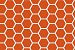 SheetWorld Fitted Portable / Mini Crib Sheet - Burnt Orange Honeycomb - Made In USA