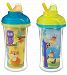 Munchkin Click Lock Insulated Straw Cup, Giraffe/Forest, 9 Ounce, 2 Count